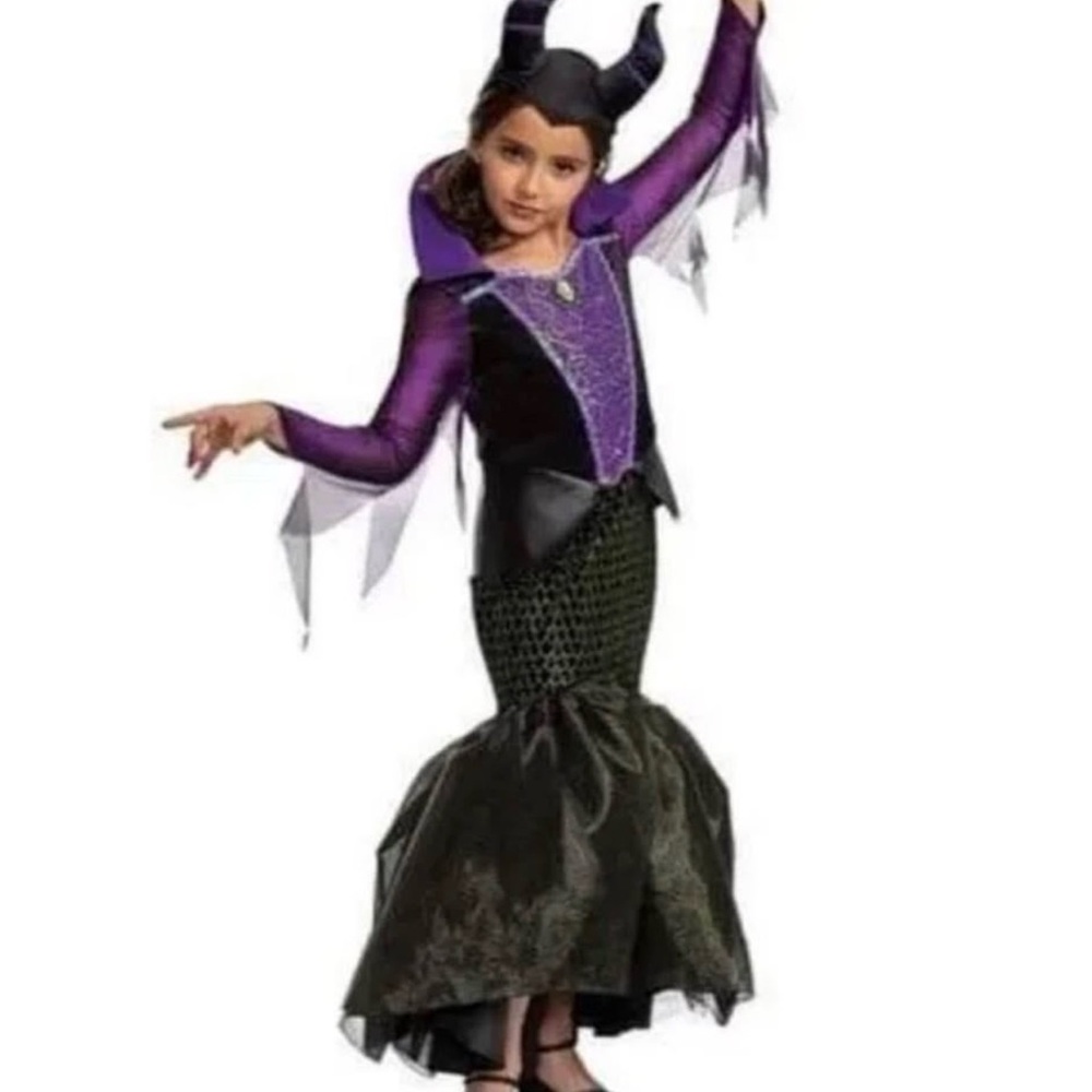 Disney Villains Maleficent Kids Costume - Purple and Black